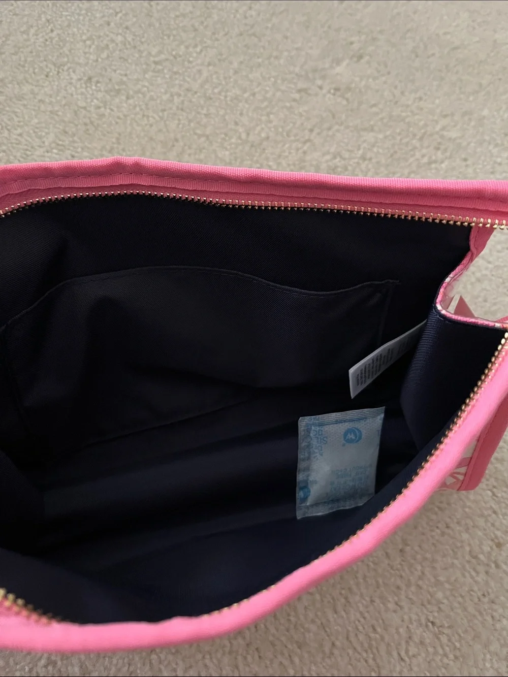 Vineyard Vines Pink & Orange Floral Cosmetic bag or Wristlet! New. Cute.